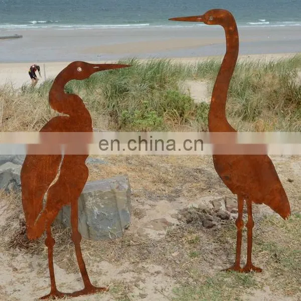 Corten Steel Birds Sculpture photo-4