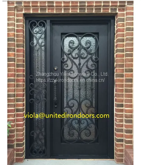 #005 Good Quality Custom Wrought Iron Door