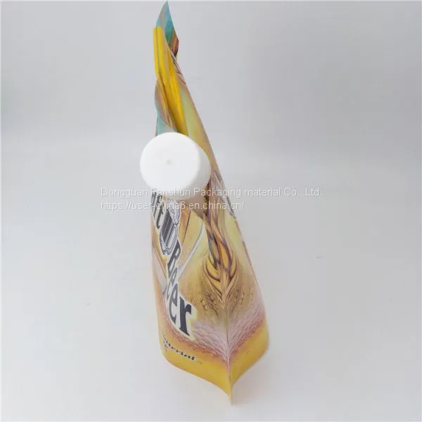 Composite Plastic Suction Nozzle Bag for Beer/Foldable Composite Plastic Bags for Milk photo-3