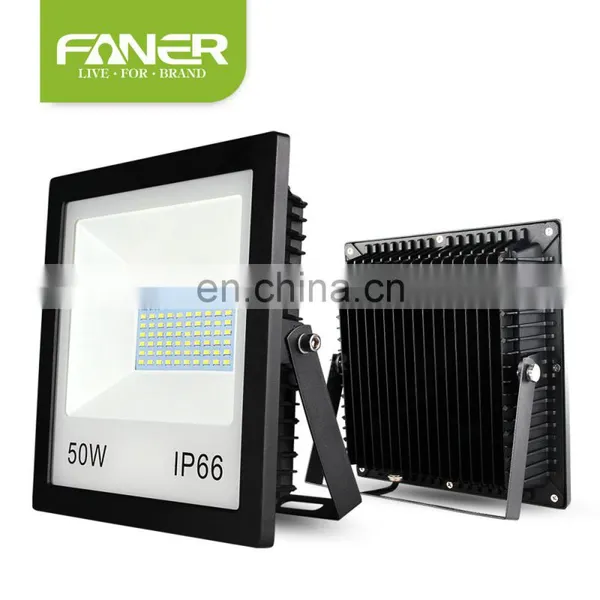 China Faner SMD Led Light Outdoor Led Foodlight Garden Lamp Aluminum Ip65 Waterproof 100w for Garage for Garden for Billboard photo-3