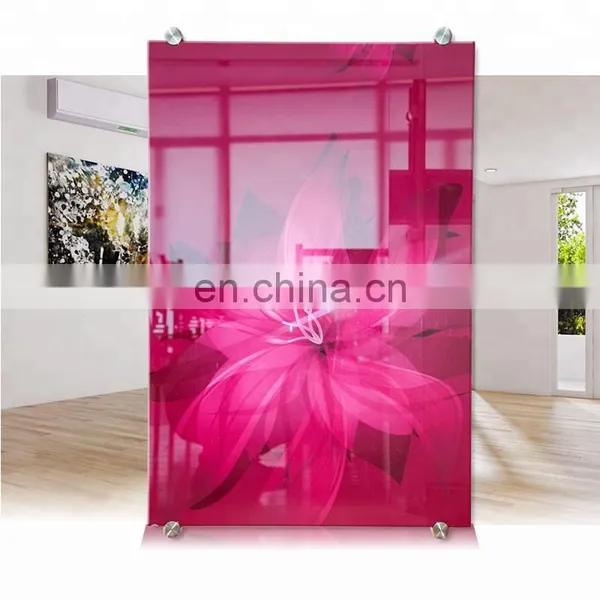 Silk Screen Printing Color Glittering Glass For Refrigator/air Conditioner photo-2