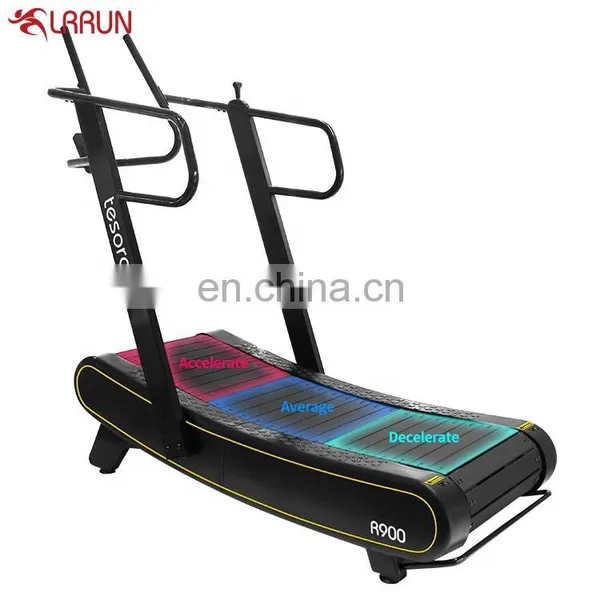 Commercial Gym Equipment Life Fitness Curve Treadmill Self-generating Manual Running Machine for Gym Use photo-5