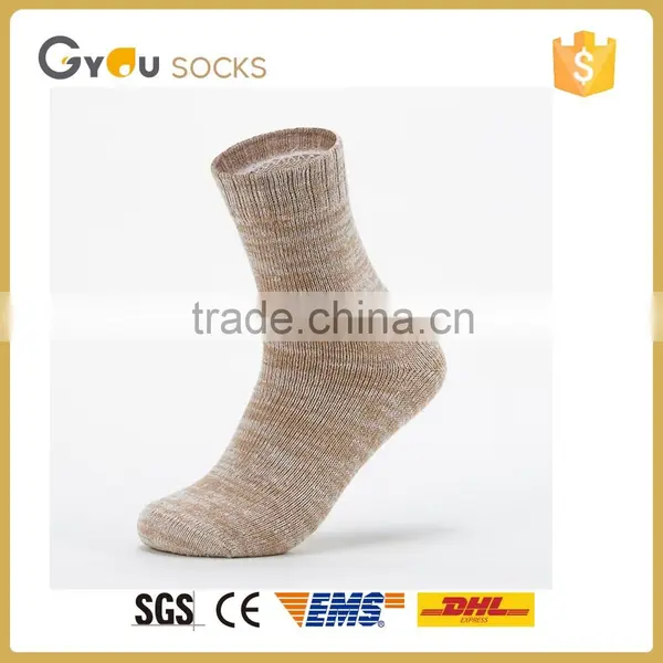 Asian Boy Color Mixing Knitted Cotton Men Tube Socks/ Knitted Machine photo-2