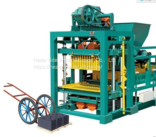 QTJ4-20B Automatic Cement Concrete Hollow Brick Forming Machine photo-2