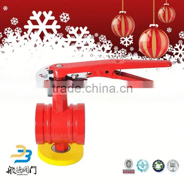 O Ring Grooved End Butterfly Valve Suppliers photo-2