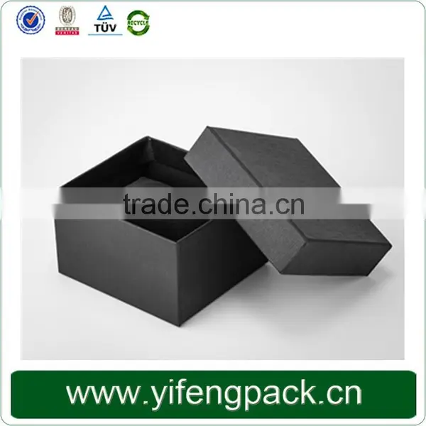 Handmade With Pillow Inside Paper Black Single Watch Box,Watch Gift Box photo-3