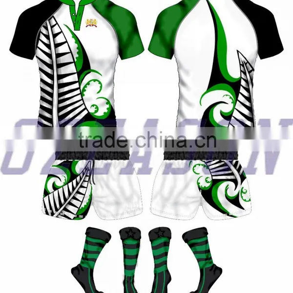 High Quality Custom Sublimated Rugby Uniform/wear/jersey, Rugby Shirt photo-2