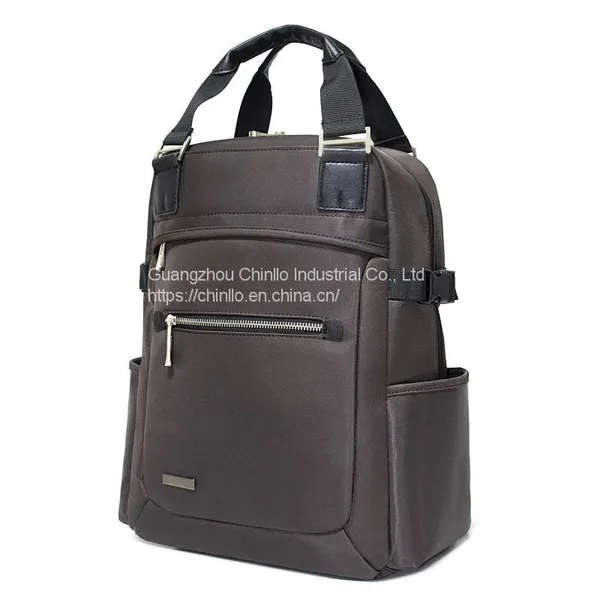 Fashionable Black Briefcase Leisure Business Custom Logo Backpack Light Luxury Waterproof Backpack High Quality CLH18-0102 photo-5