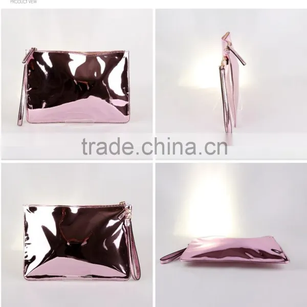 2016 New Design Fashion Lady Genuine Leather Envelope Clutch Bag photo-3