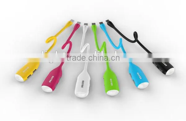 LED USB Light 3V White Bendable With USB-HUB Easy Carrying photo-2