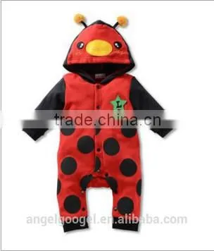 Cute Animal Clothes Baby Elephant Bee Rabbit Ladybug Rompers Baby AG-LA0025 photo-6