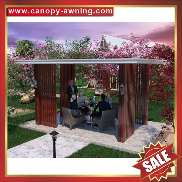 High Quality Backyard Aluminum Pavilion Shelter Canopy Awning Gazebo for Sale photo-2