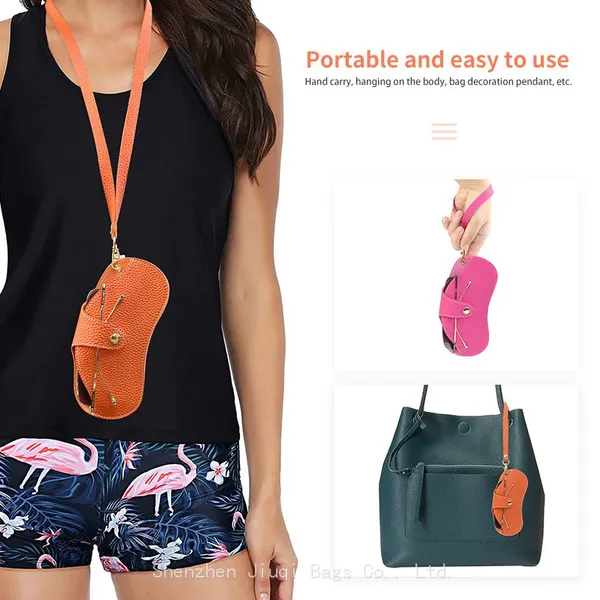 Portable Soft PU Glasses Pouches Sunglasses Leather Bag Spectacle Eyewear Protector Eyeglass Pouch Flat Glasses Packaging Bag photo-3