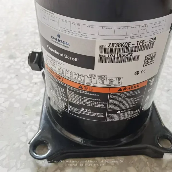 COPELAND ZB38KQE-TF5-558 Laboratory Precision Air Conditioning Low Temperature Compressor photo-5
