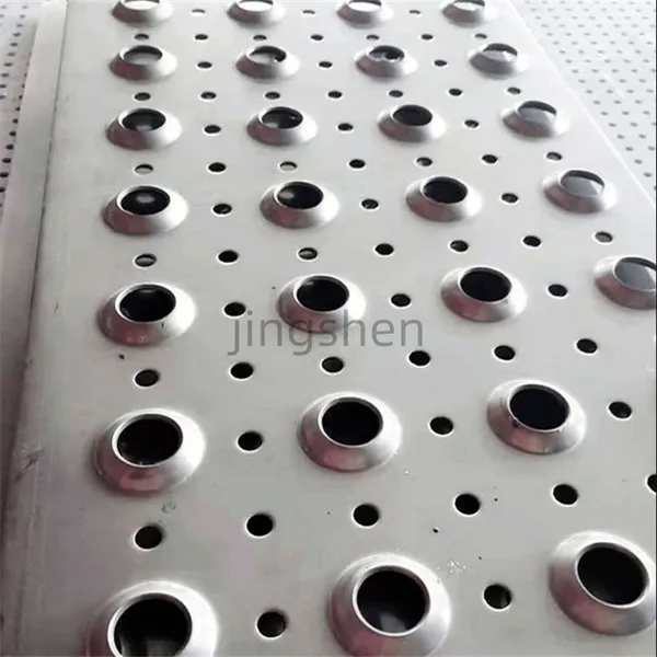 Customized Size Hole Pattern Stainless Steel 304 316 Perforated Metal Sheet Round Hole Anti-Slip for Stair Tread and Platform photo-3