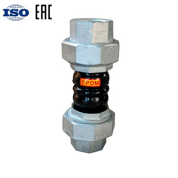 KXT Type Flexible Rubber Joint Soft Connection EPDM Rubber Pipe Joint Internal Thread Rubber Joint photo-2