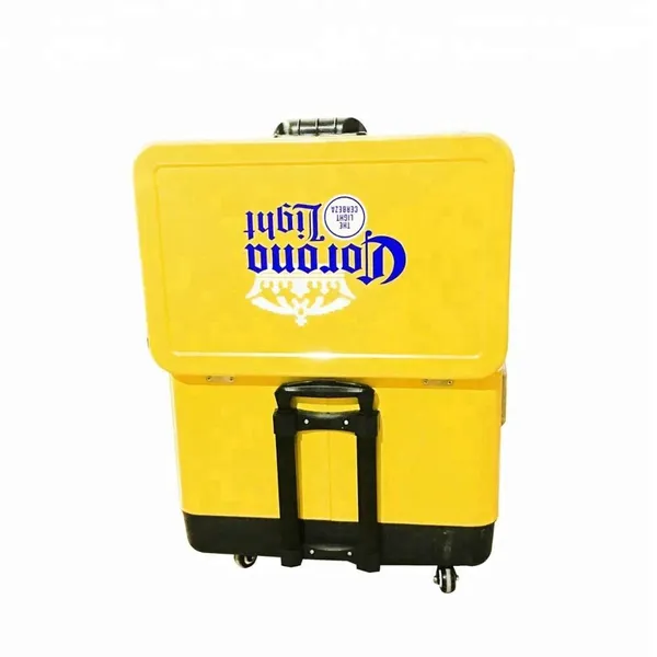51L Portable Wheeled Hard Coolers Box With Wheels Cooler Box Big Wheeled Cooler photo-5