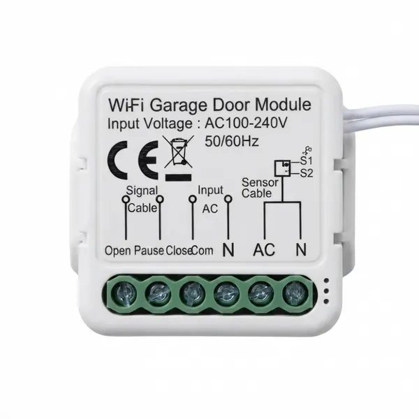 Tuya Smart Open/Close/Stop Wi-Fi Garage Door Opener Switch Module