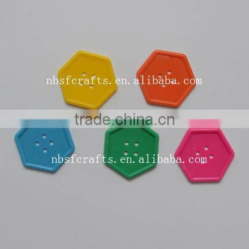 4 Hole Multicolor Kid Plastic Sewing Buttons in Various Colors and Sizes for Children to Sew, String, Count and Sort photo-5