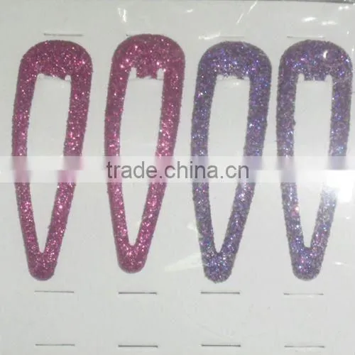 Fahion Snap Clip With Gold Dust