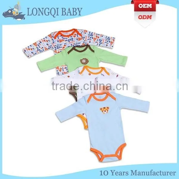 PF-MS-125 High Quality 100% Cotton Unisex Newborn Baby Rompers photo-3