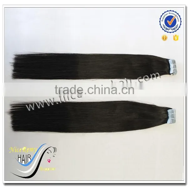 Wholesale Top Quality Tape Hair Extension 100% Virgin Indian Hair Indian Remy Tape Hair Extensions