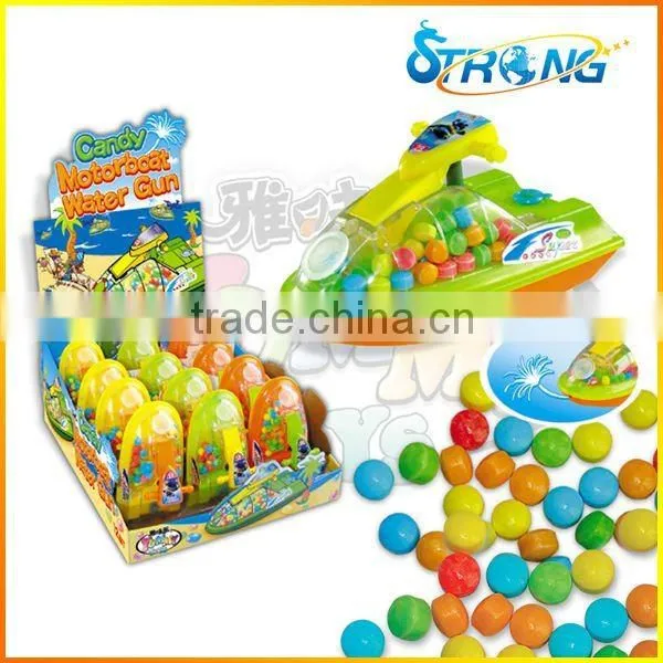 Motorboat Water Gun Candy Toy