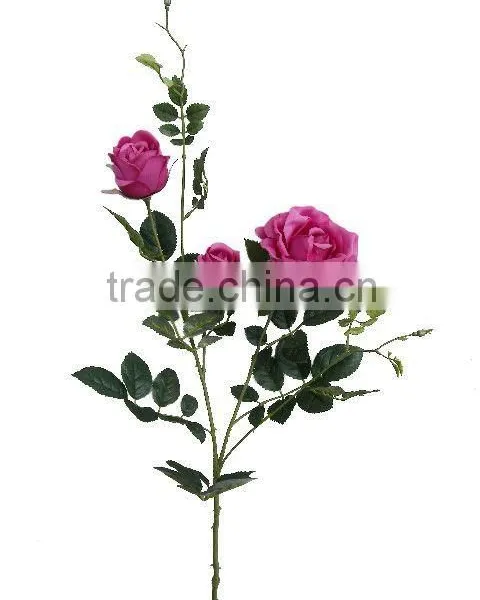 Silk Rose Spray of Artificial Flower