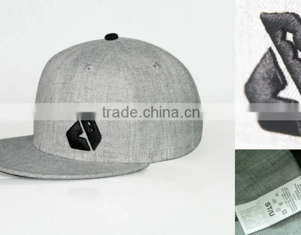 NEW Black Fashion Trend Men's Snapback Adjustable Baseball Cap Hip Hop Hat photo-2