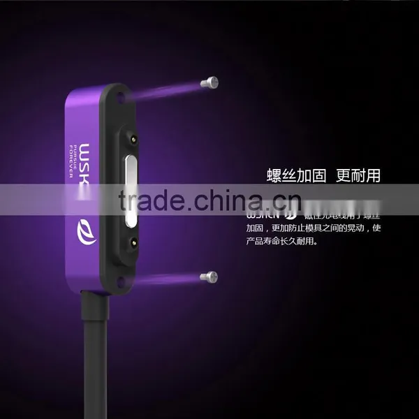 Wsken Magnetic Charging Cable Quick Charge Sync Data Cable For Sony Phone For Sony Z3 40cm Single Metal MT-5314 photo-5