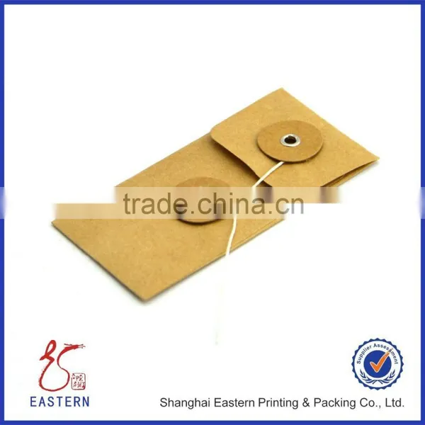 Envelope With Button and String Closure,Brown String Tie Envelope,Decorative Mailing Envelopes photo-3