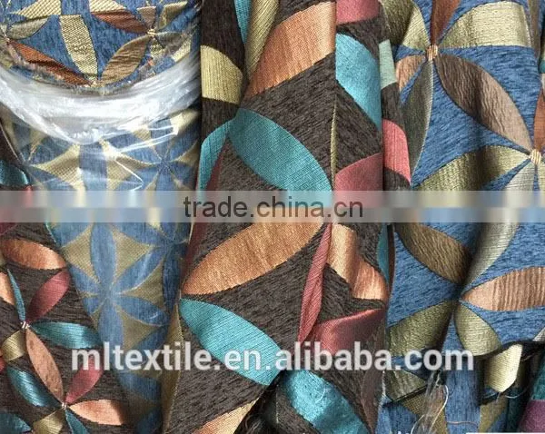 Wholesale Breathable Good Upholstery Chenille Jacquard Sofa Fabric photo-4