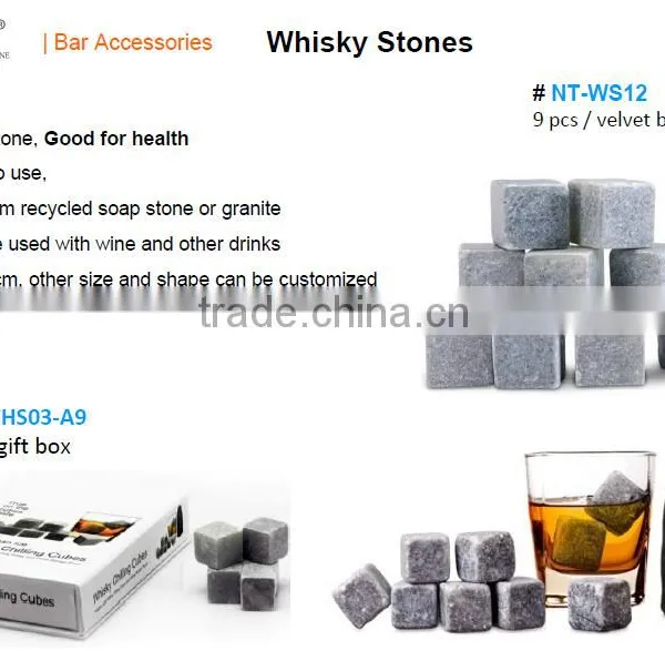 NT-WS12 Soapstone Whiskey Chilling Rocks photo-4