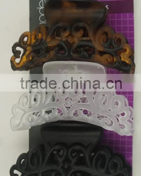 2016 Hot Sale for Women 3 Pcs Fashion Ornament Plastic Hair Claws