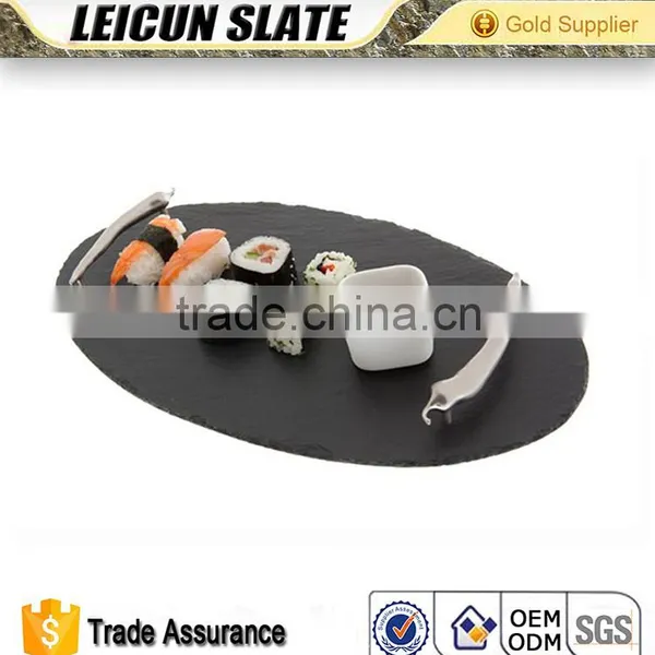 Chinese Natural Slate Dinner Divided Plate for Restaurant photo-3