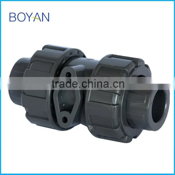 Chinese Supplier Plastic True Union Ball Valve For Irrigation Gray PVC Ball Valve photo-4