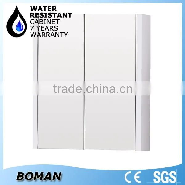 Mdf Lacquered Glass Basin Bathroom Mirror Cabinets