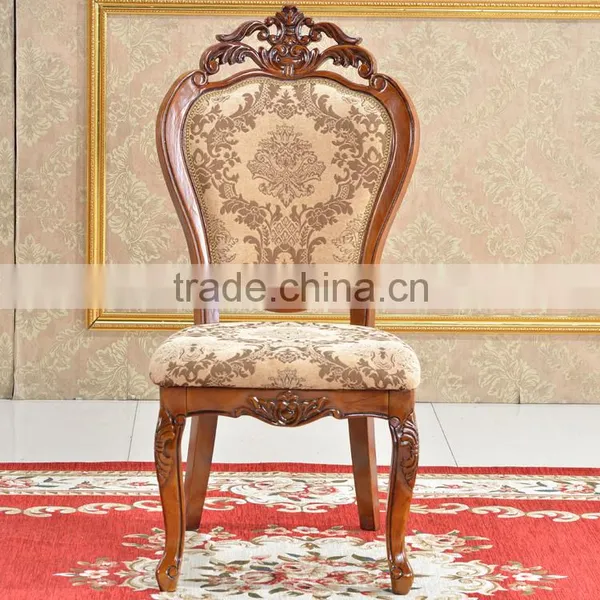 Solid Wood Carving Furniture Solid Wood Carved Dining Chair photo-2