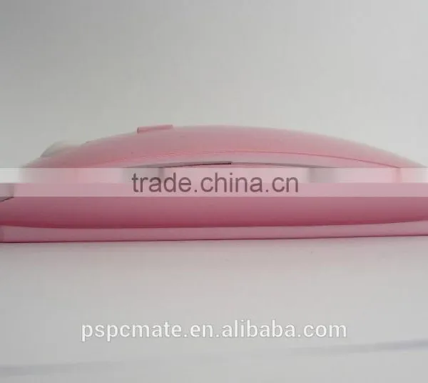 Ultra Thin Pink Wireless Optical Mouse Pink Laptop PC Mac Linux Ship From China photo-3