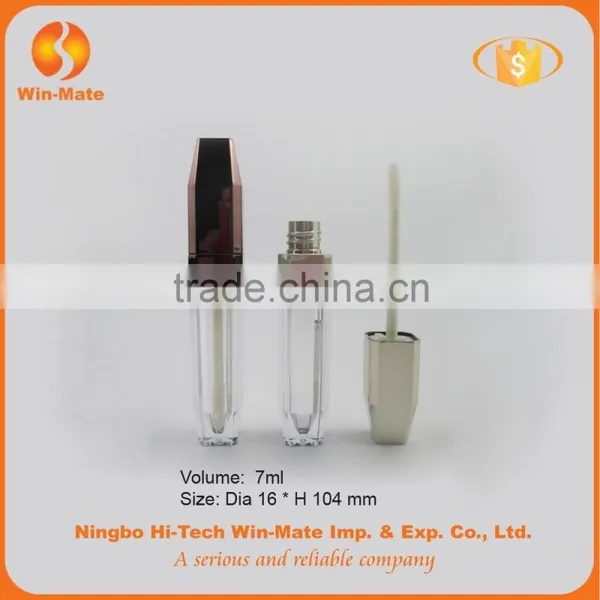 Must Buy Good Quality Electroplate Acrylic Hyaline Custom Lip Gloss Packaging photo-2