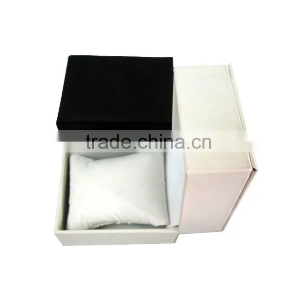 Classic Black And White Leather Watch Box Wholesale. photo-5