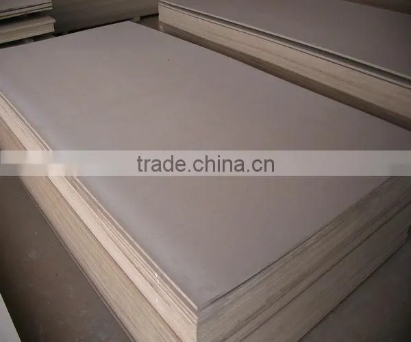 12mm LINYI Plywood CE Qualified 18MM Plain MDF( MELAMINE FACED MDF)