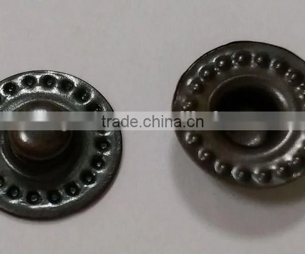 Short Pants Use Metal Spring Snap Button