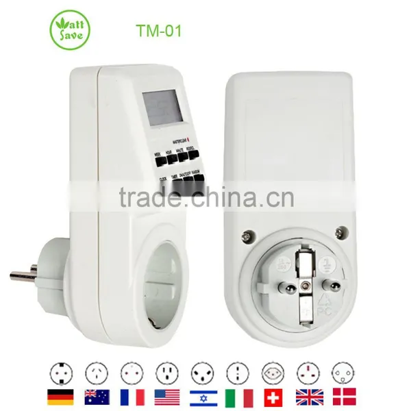 Smart Programmable Digital Timer Socket Switch Europe Plug 16A 3680W photo-3