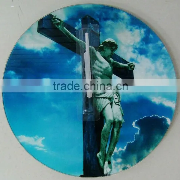 Decorative Glass Wall Mounted Clock photo-3