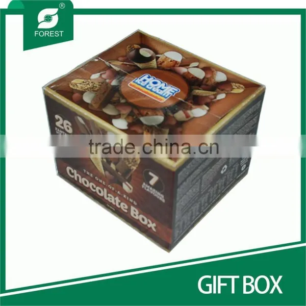 PRINTED CARDBOARD GIFT BOX PACKING CHOCOLATED photo-4