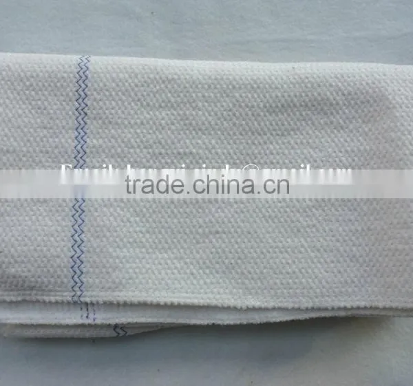 White Color Stitch Bonded Floor Cleaning Cotton Cloth