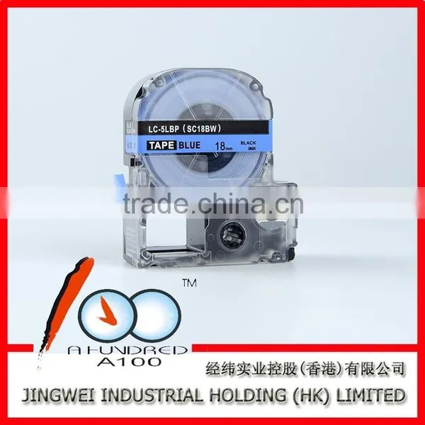 Compatible Labe Cassete Tape for EPSON LW300 LW400 Label Printer 18mm Black on Red SC18RW photo-3