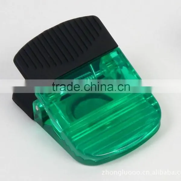 Plastic Purple Magnetic Clip, Plastic Power Clip, Promotional Magnetic Power Clip, PTMC063 photo-2