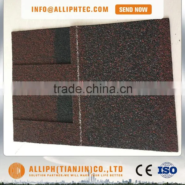 Double Layer Fibreglass Asphalt Shingle Colorful Asphalt Shingles photo-2